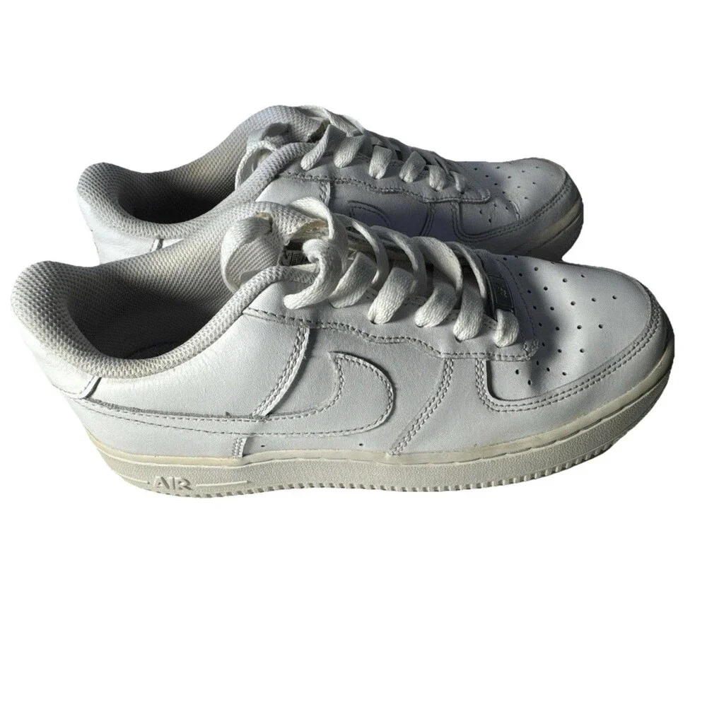 Nike Air Force 1 Low GS 6Y White Leather Sneakers DH2920-111 Classic AF1 Shoes